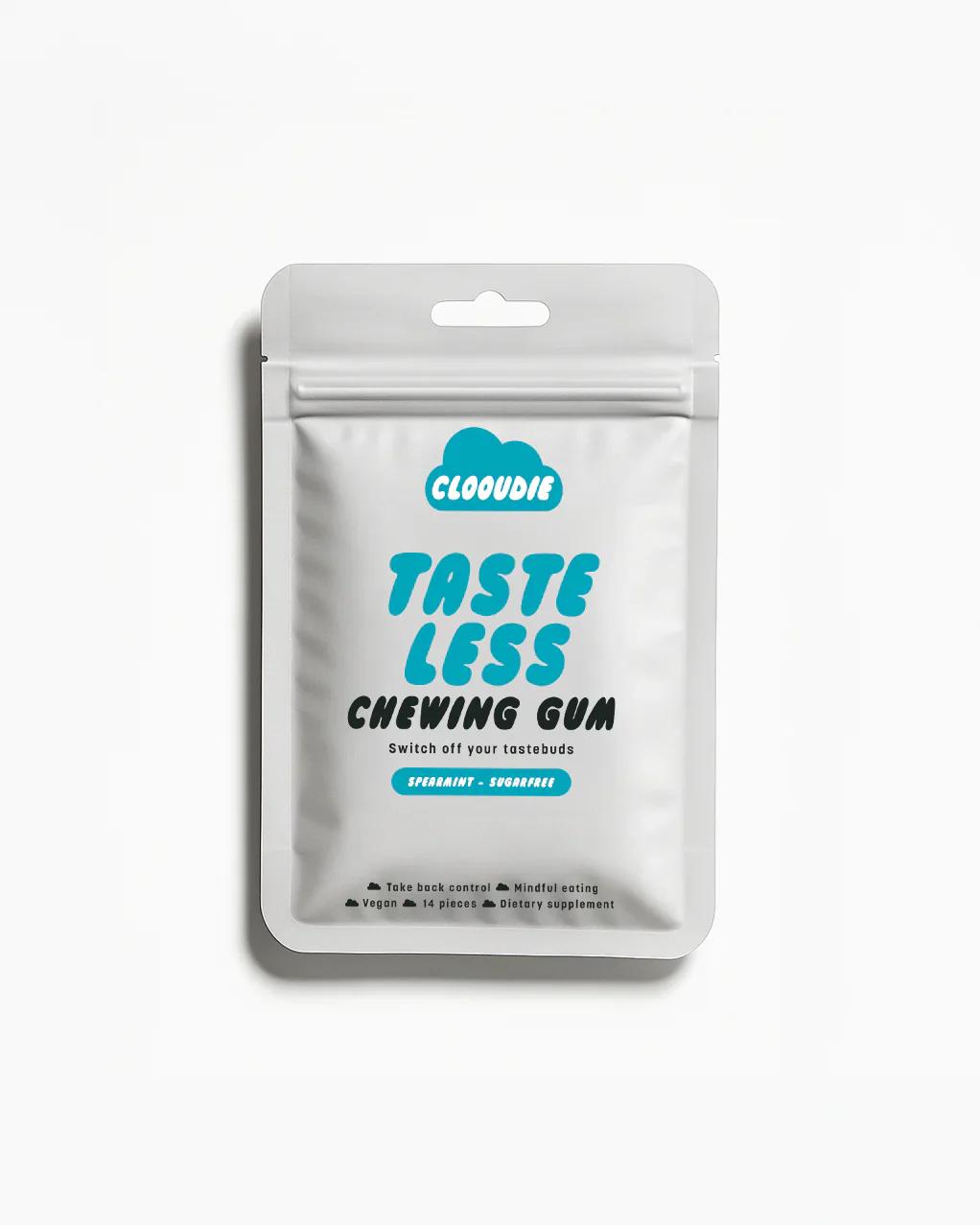 Clooudie Taste-less Chewing Gum (Buy 2 for the price of 1), 14 Gum, Reduce Sweet Signal, Helps With Eating Healthy, Help With Bloating, Gymnema Sylvestre, Vegan Clooudie Taste-less Chewing Gum (Buy 2 for the price of 1), 14 Gum, Reduce Sweet Signal, Helps With Eating Healthy, Help With Bloating, Gymnema Sylvestre, Vegan