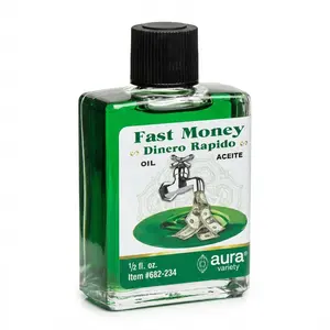 Fast Money Ritual Aroma Oil 4 Dram for Opportunity &amp; Prosperity