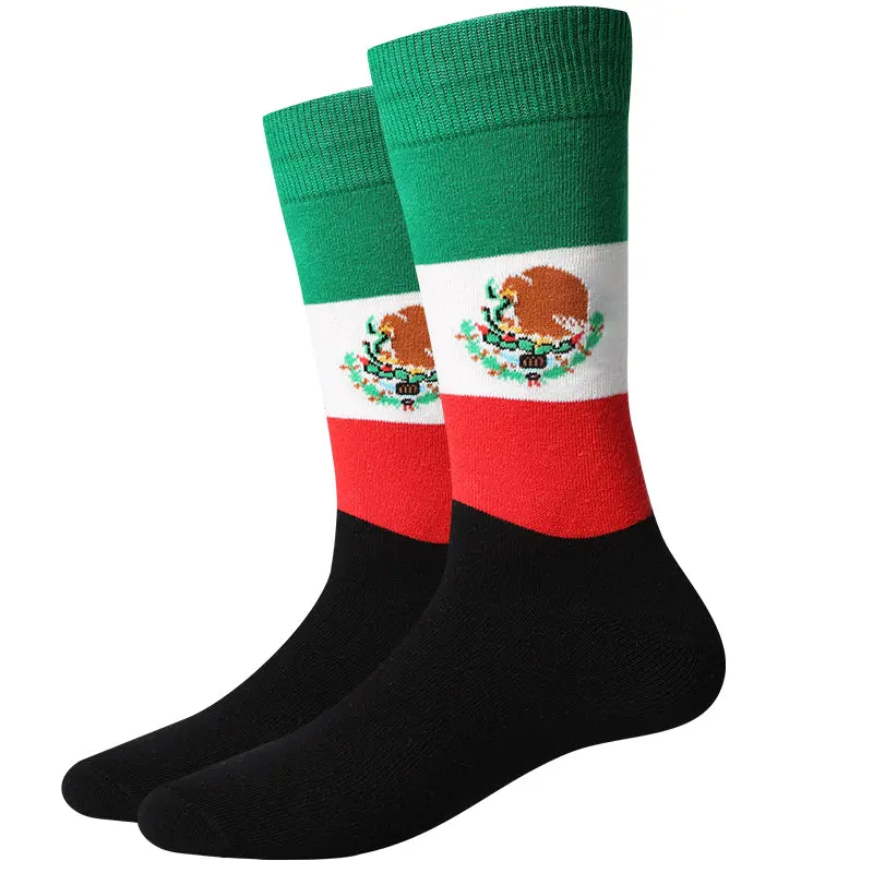 Mexico Flag Socks