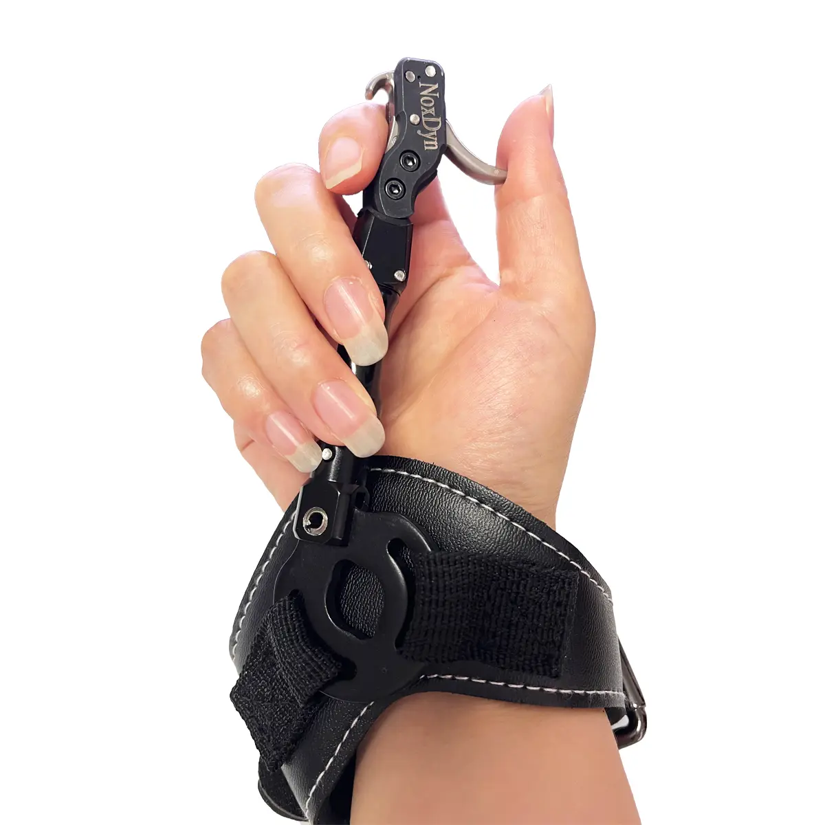 NoxDyn Unisex Adjustable Wrist Strap Release Aid for Compound Bows, 360-Rotating Caliper Design, Medium-Large Archery Sports Safety Protective Gear