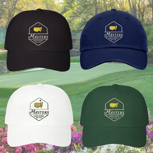 Masters Golf Classic Embroidered Dad Hat, Augusta Inspired Tournament Baseball Cap, Vintage Golf Fan Hat, Adjustable Sports Gift for Golfers Men Women