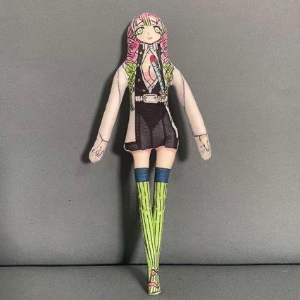 Demon Slayer Complete Characters Plush Dolls | Muzan, Akaza, Infinity Castle / Mugen Train Ver. | Poseable Dried Mouse Style with Wire Inside