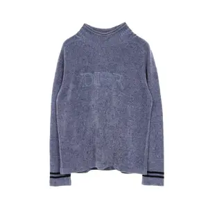 Pre-owned Dior Cotton Small Leather Goods Logo Rayon Sweater