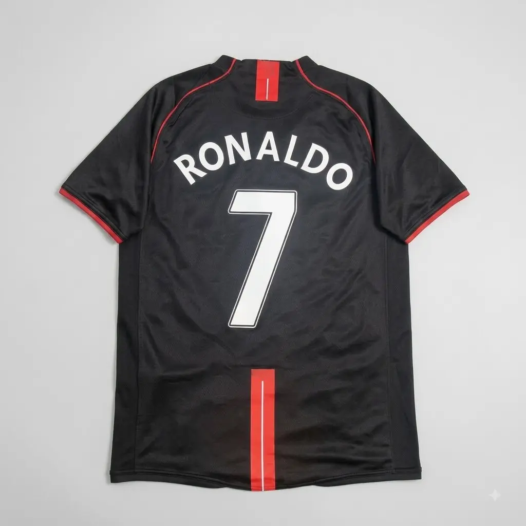 RETRO 2007/08 #7 BLACK AWAY JERSEY