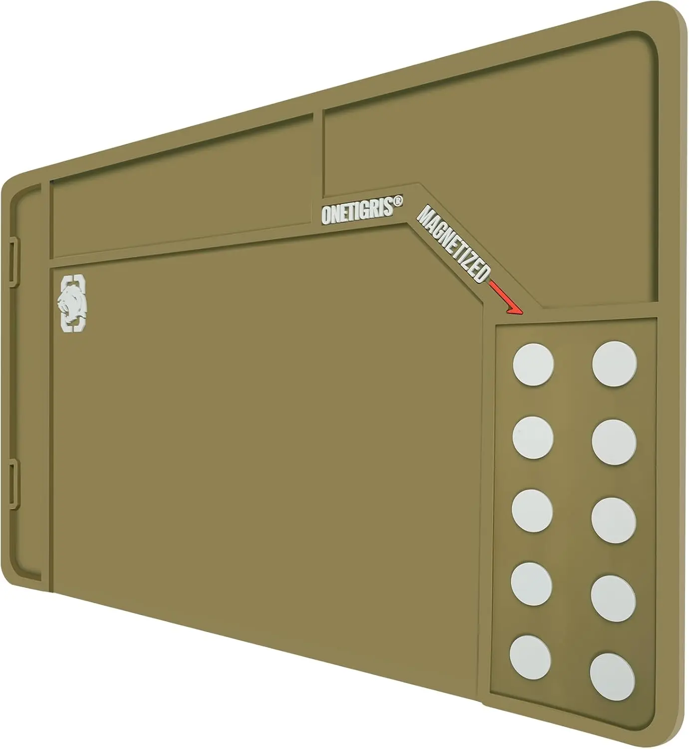 OneTigris Cleaning Mat with Magnetic Dots, Fathers Day Gifts Small: 16.5"*10.4"/ Large: 35.5"*11.9"/ Extra Large: 48"*16"