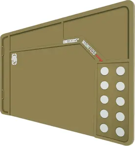 OneTigris Cleaning Mat with Magnetic Dots, Small: 16.5"*10.4"/ Large: 35.5"*11.9"/ Extra Large: 48"*16"