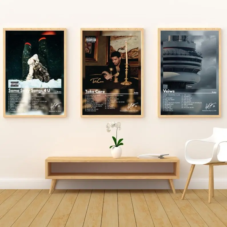 Drake Album Poster 3-Pack Unframed