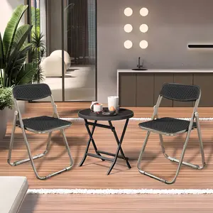 【Mother's Day】2/4/6/10 Pack Plastic Folding Chair Foldable Portable Plastic Chair, Outdoor Indoor Portable Party Chairs ，Stackable Commercial Seats with Steel ，350-Pound Capacity