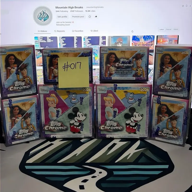Break #019 6x Blaster Boxes, 2x Mega Boxes (Pick Your Character/Property)
