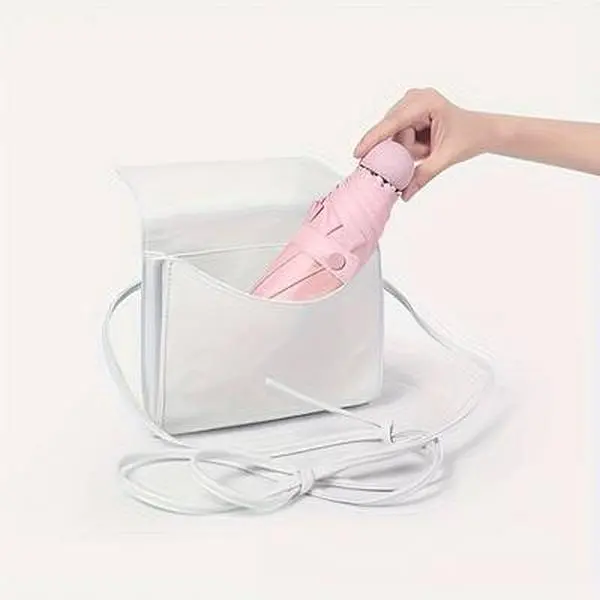 Women's Small Compact Folding Rain and Sun Umbrella - Portable Mini Lightweight Travel Accessory, Durable Stylish Outdoor Item, Ideal Gift for Her, Everyday Office Use