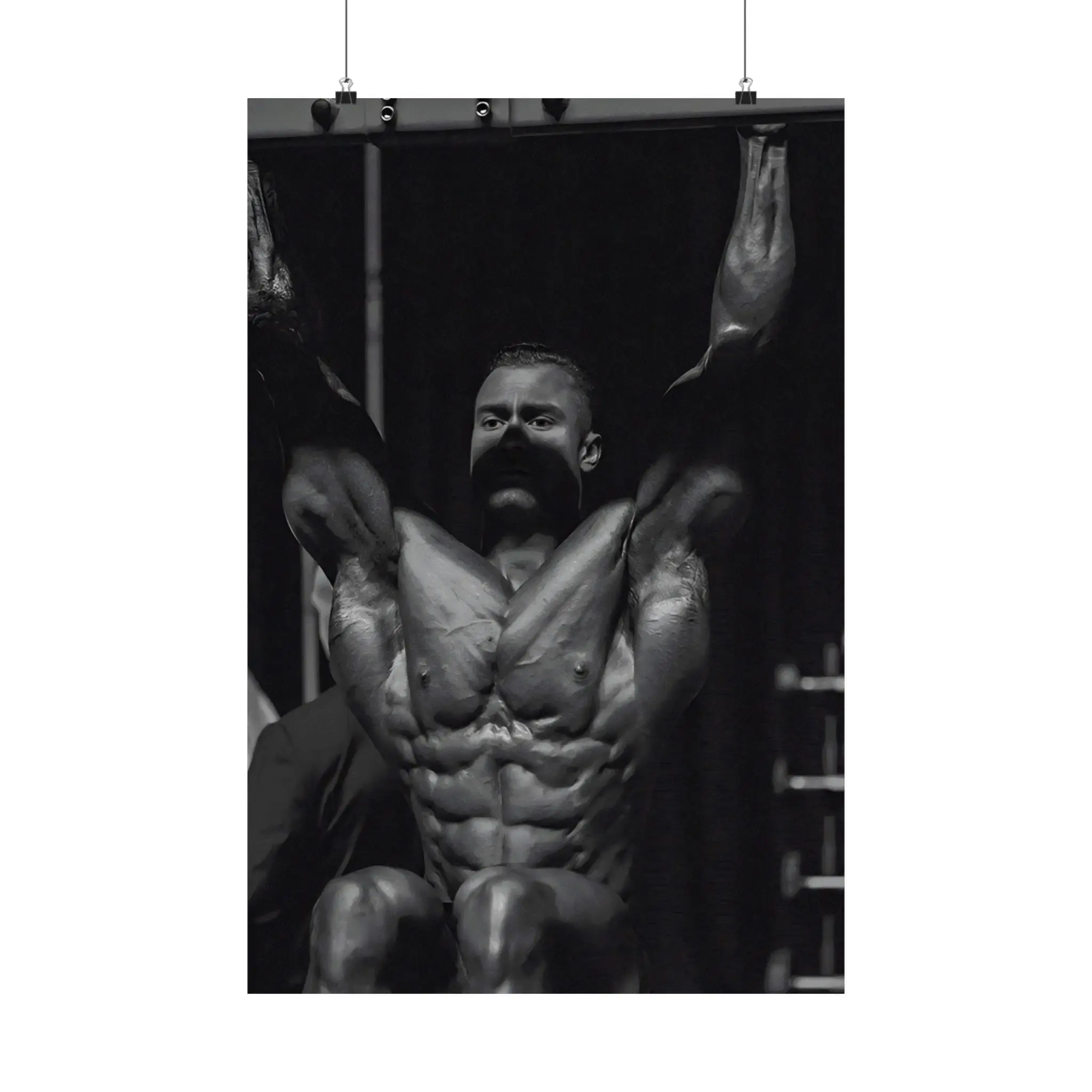 Chris Bumstead "Daddy CBUM" Thavage Mr. Olympia Champion CBUM Posing Premium Poster 5