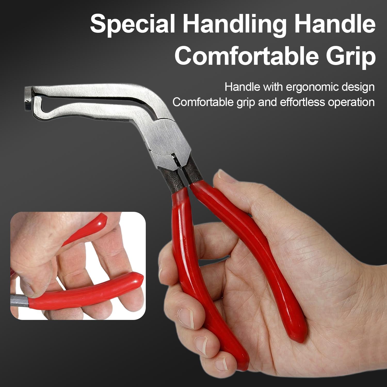 Automotive Electrical Disconnect Plier, 60° Connector Separator Pliers, Electrical Connector Removal Tool, Universal Auto Repair Tool for Most Vehicles