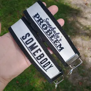 Somebody's Problem Couples Key Fob - Stylish Keychain for Couples
