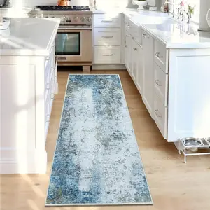 Household Modern Large Rug, Modern Area Rug, 1 Count Abstract Pattern Soft Hallway Runner Rug, Non-slip Durable Decorative Carpet for Kitchen Home, Dad Gifts for Fathers Day