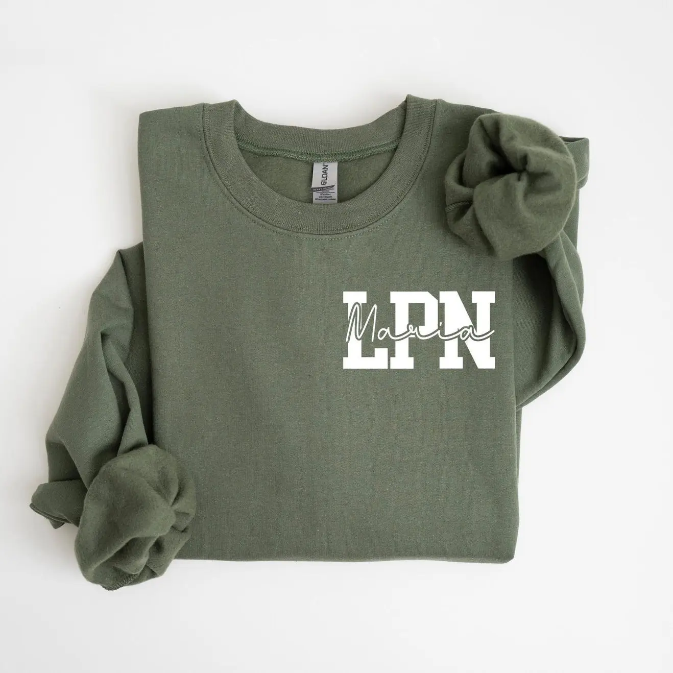 Custom Name LPN Sweatshirt, d Practical Nurse Shirt, Nurse Appreciation Gift, Nurse Life Hoodie, Personalized LPN Shirt, CS27