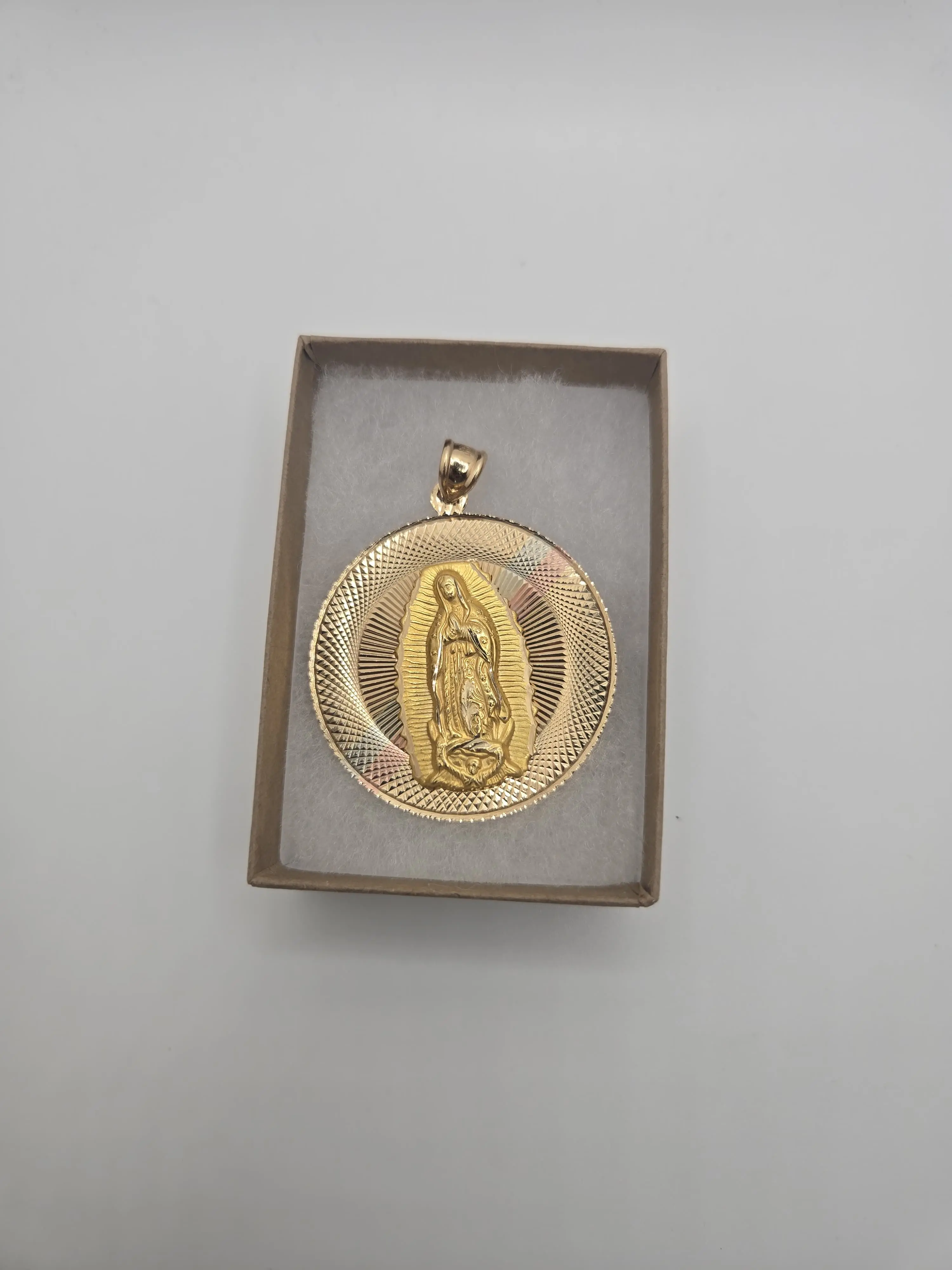 Dije doble vista oro de 14kt