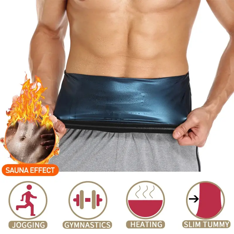 Women Waist Trainer Fitness Body Shaper Men Polymer Girdle Sheath Sweat Tummy Trimmer Belt Sauna Corset Shapewear