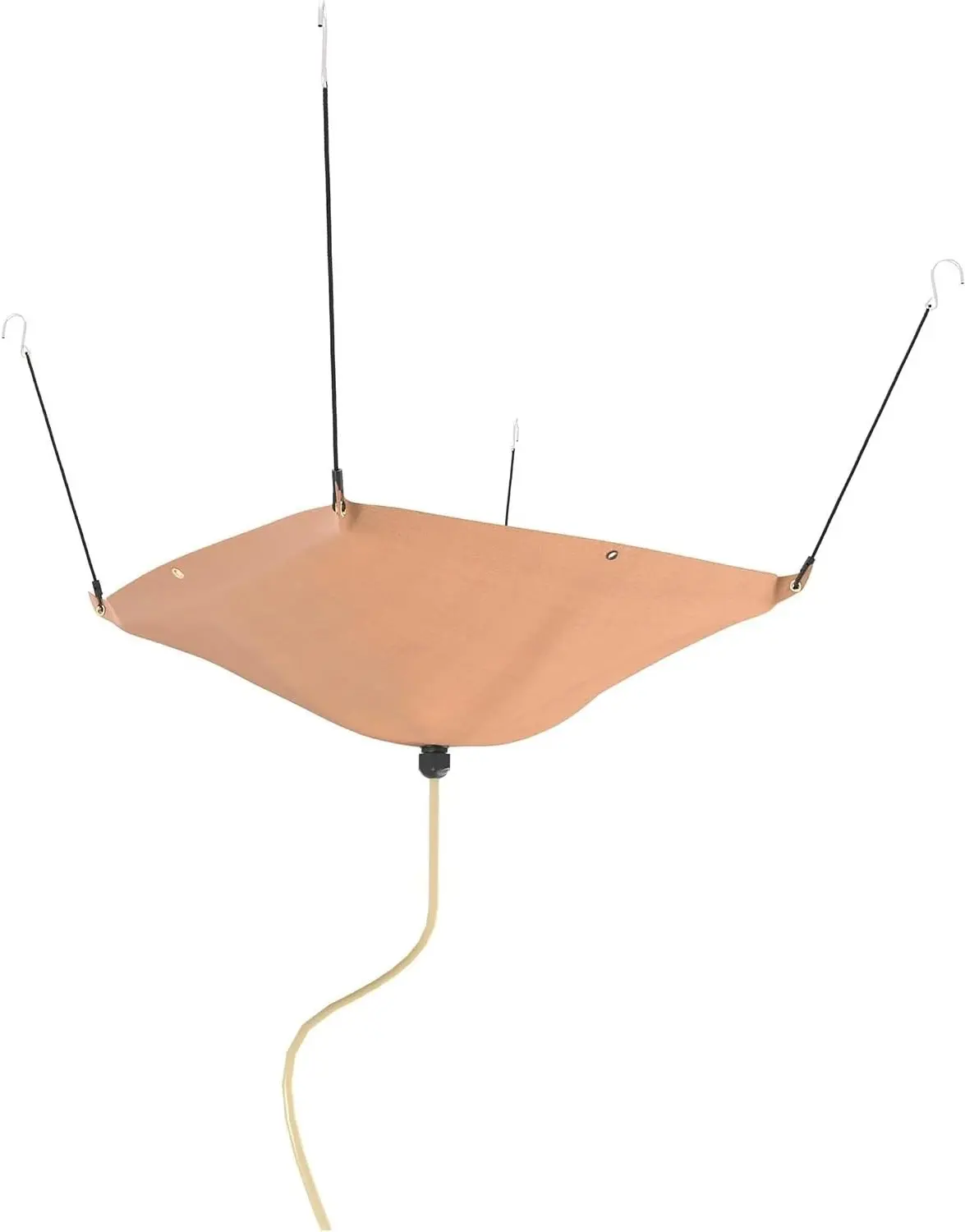 Heavy Duty Roof Leak Diverter Tarp Kit - 10x10 Ft Waterproof Ceiling Rain Catcher with Drainage System for Emergency Repairs & Rainwater Collection (Khaki)