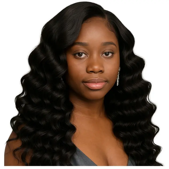 Brazilian Deep Wave Bundles - 100% Virgin Human Hair Extensions for Bold Glamorous Styles - 10" to 32" Lengths - Durable & Versatile Styling Options