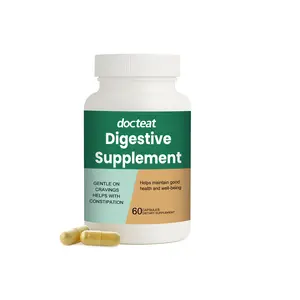 Gentle Gut Care Capsules, Vitamin D & Magnesium Blend, Support Healthy Digestion, Ease Digestive Discomfort & Improve Nutrient Utilization, 60 Capsules Per Bottle