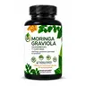 VIRAL Moringa, Guanabana & Curcuma – Soursop & Turmeric Blend – 90 Vegetable Capsules – 1500mg per Serving – 100% Natural Organically Grown Ingredients – Powerful Antioxidant & Immune Support Supplement – Non-GMO & Vegan