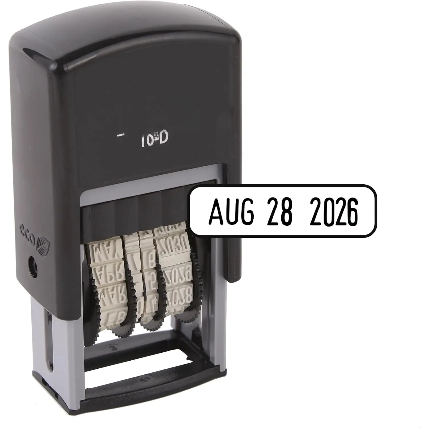 Date , Self-Inking Date ,  Format MMM-DD-YYYY, Black Impression - 3/4" x 1", Self-Inking Date  for Marking Office documents, Legal Papers, Bills, Mail, Teachers Correcting Homework
