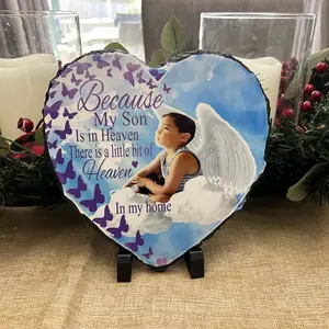 Sublimation Photo Slate w/stand