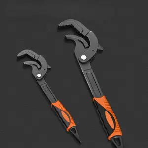 Multifunctional Universal Spanner Wrench Set, Adjustable Wrench, 10 Inch & 14 Inch Pipe Wrench Set, Hand Tool for Daily Use, Maintenance & Holiday Gift