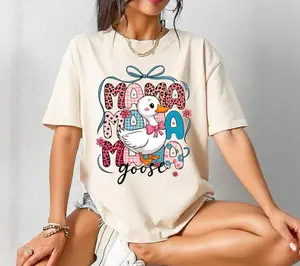 Mama Goose Shirt Cute Goose Mom Tee Funny Mama Graphic Shirt Mothers Day Gift1