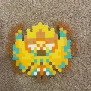 Crk Golden cheese cookie perler bead