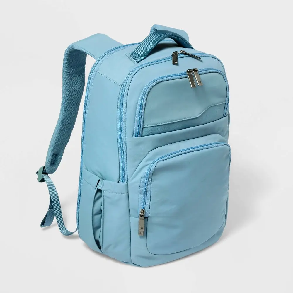 Signature Day Trip Backpack w/ Zip Laptop Pocket for Work School Open Story
