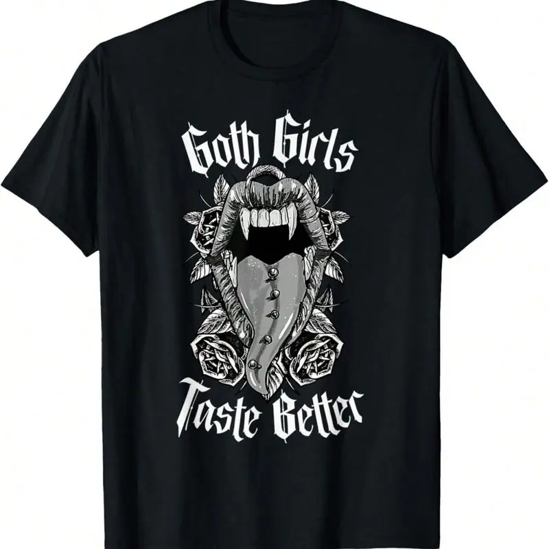 Goth Girls Taste Better - Gothic Alt Aesthetic T-Shirt shirts men graphic tee