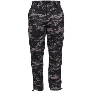 Subdued Urban Digital Camouflage - Tactical BDU Pants Cargo Fatigues - Poly/Cotton Twill - Button Fly