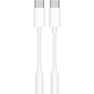 USB‑C to 3.5mm Audio Adapter (2‑Pack) – HiFi Headphone Dongle for iPhone 17/16/15, Samsung S25/S24, Pixel, iPad