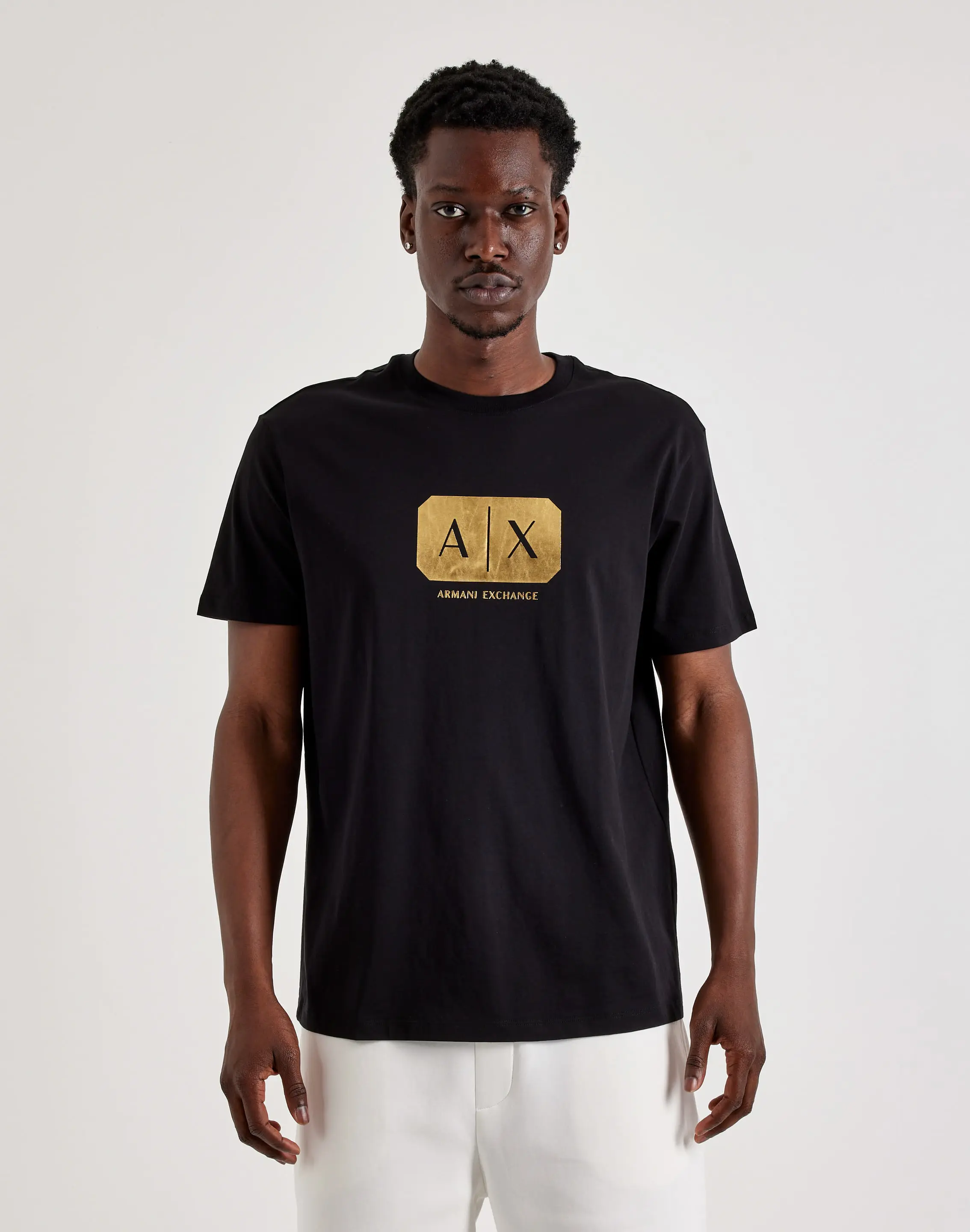 Mens Armani Exchange Box Logo Tee