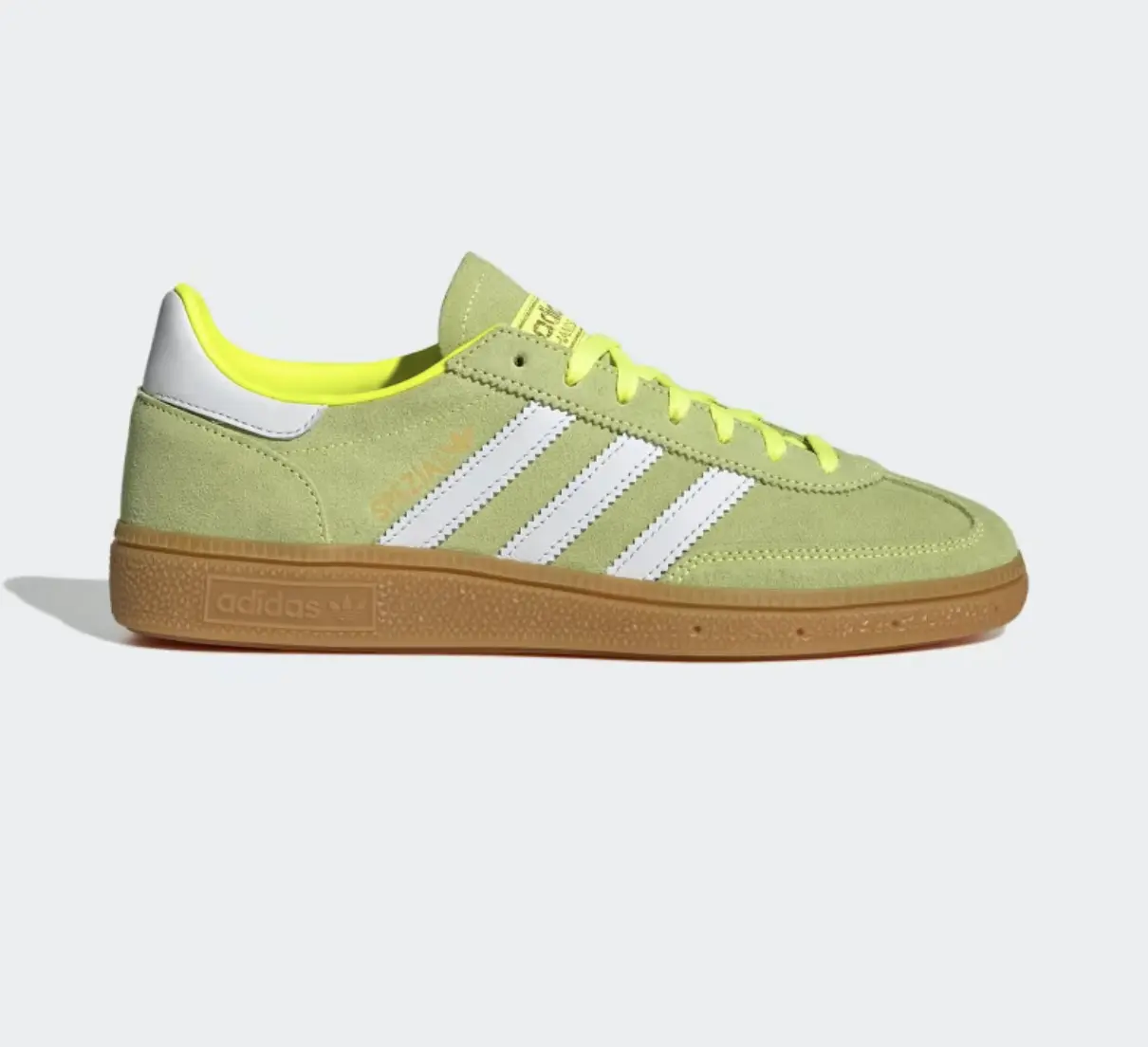 adidas Women's Handball Spezial Solar Yellow SKU: JI2655 Trainer Casual Sneaker Women Sneakers for Women Running Shoes Gym Shoes Womens Running