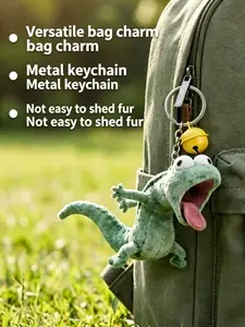Creative Ugly Cute Chameleon Keychain, Cartoon Lizard Plush Pendant, Funny Screeching Lizard 3D Plush Bag Clothes Accessory, Fun Gift