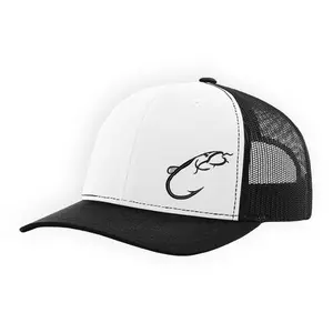 Catfish Hook Embroidered Snapback Hat