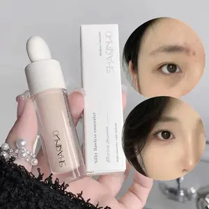 Silky Smooth Invisible Liquid Concealer - Lightweight and silky, water and sweat resistant, highly conceals dark circles, spots, acne marks, tear troughs, and freckles. Long-lasting, perfect for Valentine's Day, Carnival, Mother's Day, and holiday gifts.