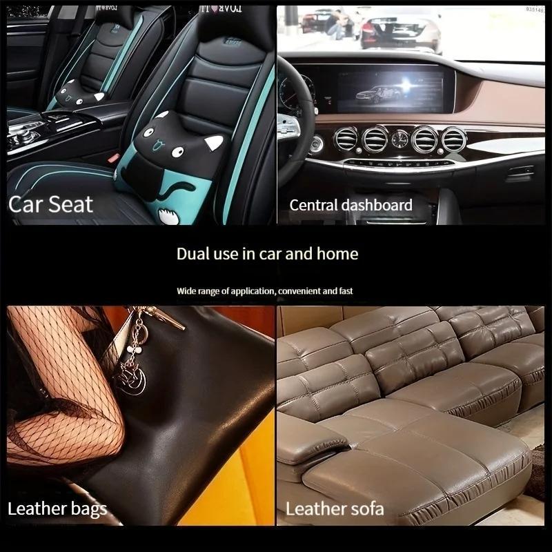 Car Leather Cleaning Cream, Multifunctional Car Leather Care Cream, Suitable for Car Seat, Leather Bag, Handbag, Clothes, Shoes