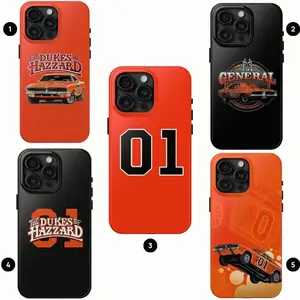 Vintage The Dukes Of Hazzard Phone Case, The General Lee Dixie Phone Cover, 01 Hemi Orange Car 70s TV Series 17 Air Pro Max