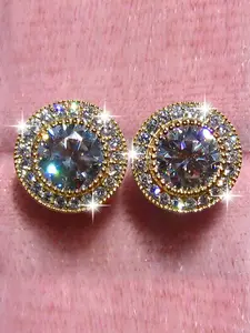 Fashionable Minimalist Earrings, Artificial Gemstone Decorated Earrings for Women & Men, Trendy All-match & Exquisite Fashion Jewelry Accessories  for Birthday Gift