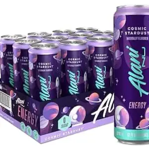 Alani Nu Energy Drink - Cosmic Star Dust Energy Drink (12 Drinks , 12 Fl Oz. Each) sugar free