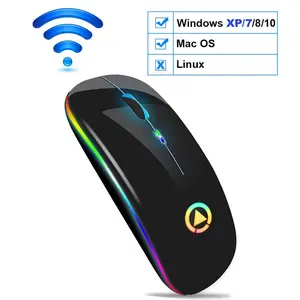 Wireless Bluetooth RGB Rechargeable Mouse