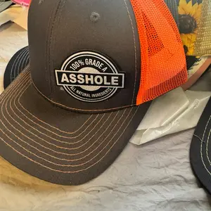 Grade A A hole Trucker style snap back hat