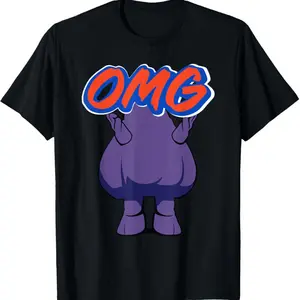 Grimace OMG - New York T-Shirt, Unisex Cotton T-Shirt, Comfortable Classic Relaxed Fit Casual Fashion