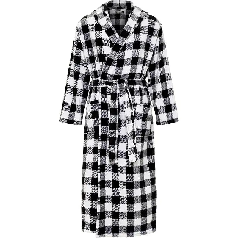 Buffalo Check White Black Plaid