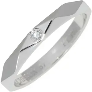 Boucheron Facette Pt950 Diamond Ring Size 17