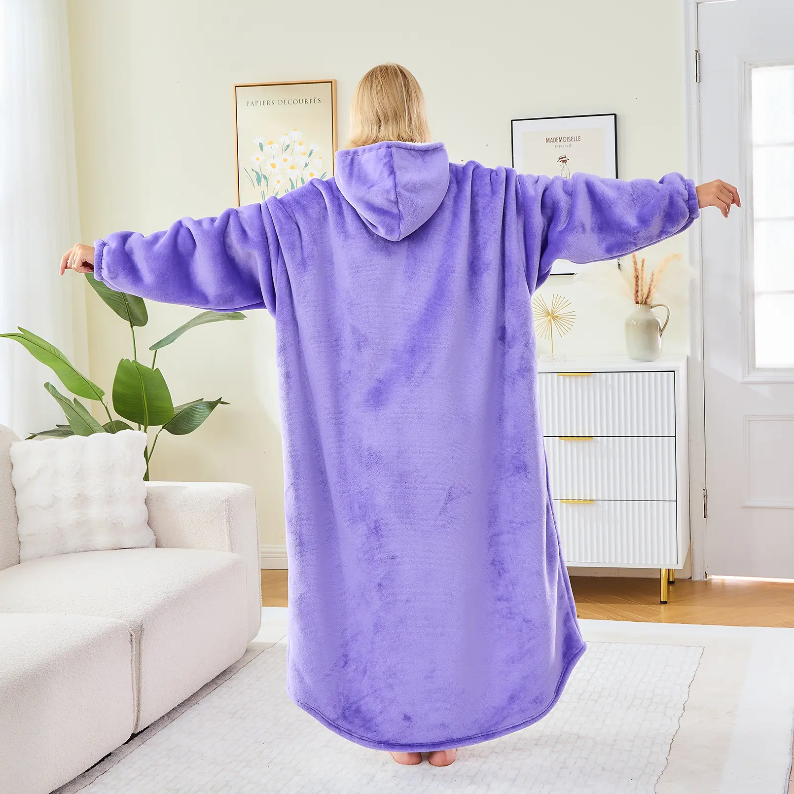 fleece blanket hoodie fluffy oversized hoodie