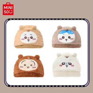 MINISO Genuine Chiikawa Series Fluffy Cape Leisure Blanket, Soft Warm Wearable Blanket for Winter, Cozy Shawl for Office Napping and Daily Use, Cute Cartoon Design for Home and Outdoor Comfort